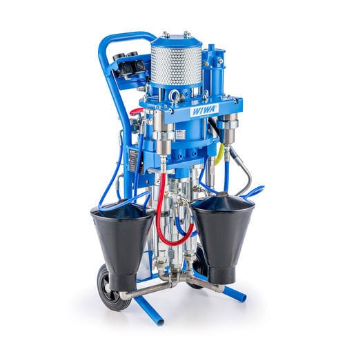 Unidad de proyección móvil - DUOMIX 230 MINI - WIWA - de pintura / para el sector de la construcción