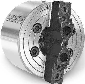 Mandril de torno automático - KV2 series - Berg & Co. GmbH Spanntechnik - 2 mordazas / sin paso central / de pinza