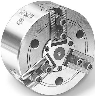 Mandril de torno automático - KV3 series - Berg & Co. GmbH Spanntechnik - 3 mordazas / sin paso central / de pinza