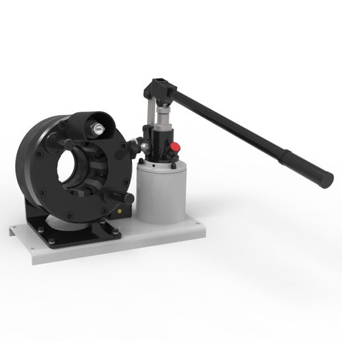 Engastadora de tubos flexibles - H CRIMP 137 - TECHMAFLEX - para tubos flexibles hidráulicos / de conectores / manual