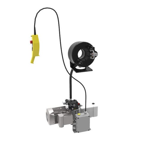 Engastadora de tubos flexibles - V CRIMP 137 L - TECHMAFLEX - para tubos flexibles hidráulicos / de conectores / semiautomática