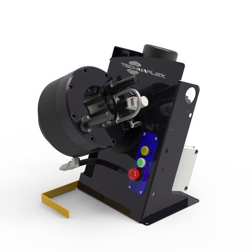 Engastadora de tubos flexibles - V CRIMP 137 EVO R - TECHMAFLEX - para tubos flexibles hidráulicos / de conectores / semiautomática