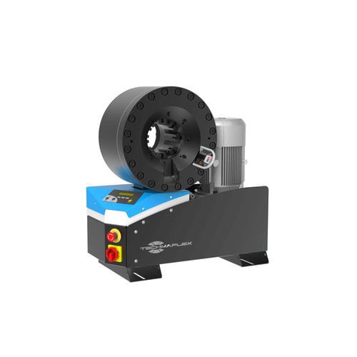 Engastadora de tubos flexibles - S CRIMP 420 EVO - TECHMAFLEX - para tubos flexibles hidráulicos / de conectores / de racores de codo