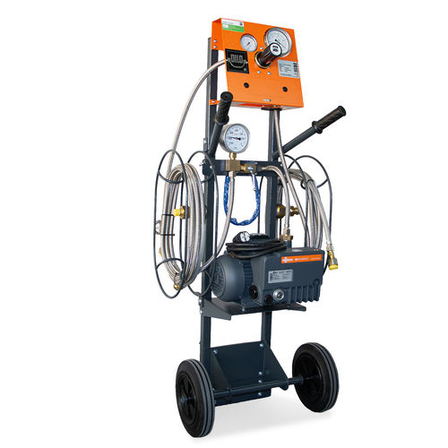 Dispositivo de evacuación y de llenado SF6 - 3-001-4-R002 series - DILO Armaturen und Anlagen GmbH - móvil / carro para botellas / manual