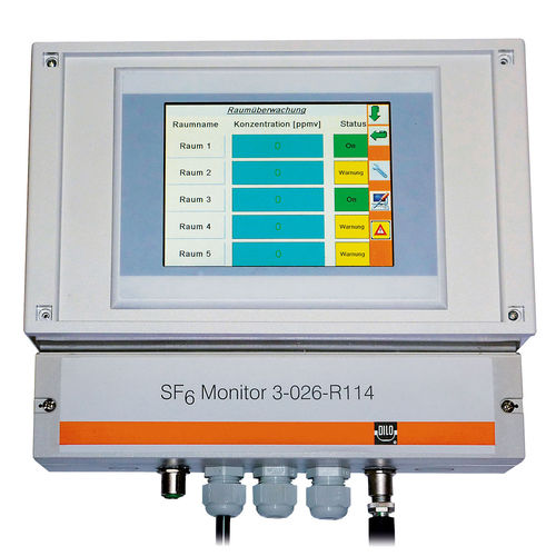 Aparato de vigilancia SF6 - 3-026-R114 - DILO Armaturen und Anlagen GmbH - mural / con pantalla táctil PCT / en red