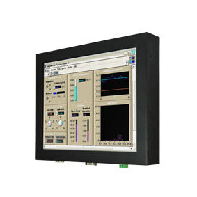 Monitor LCD - R12L600-CHM2 - PKTRONICS GROUP - con pantalla táctil resistiva / industrial / 12"