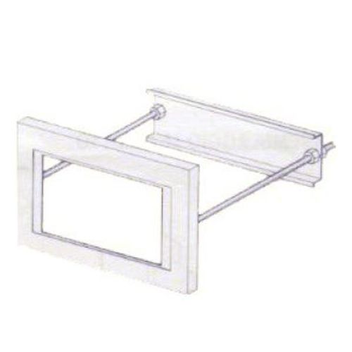 Brida de soporte - FLANGIA 2-3-6 DIN - DOSSENA - de plástico / rectangular