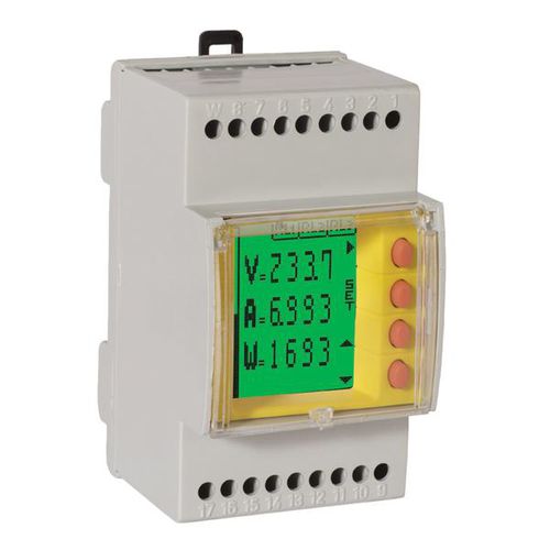 Contador de energía eléctrica monofásico - EASYPOWER - DOSSENA - en riel DIN / digital / 50 Hz