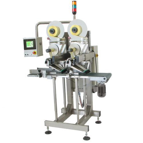 Aplicador de etiquetas automático - ECU - Albagnac - para aplicación en la parte superior del producto / para la industria alimentaria / para aplicaciones cosméticas
