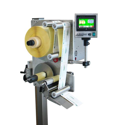 Aplicador de etiquetas automático - NERVA - Albagnac - para aplicación en el lateral del producto / para aplicación en la parte superior del producto / para la industria alimentaria