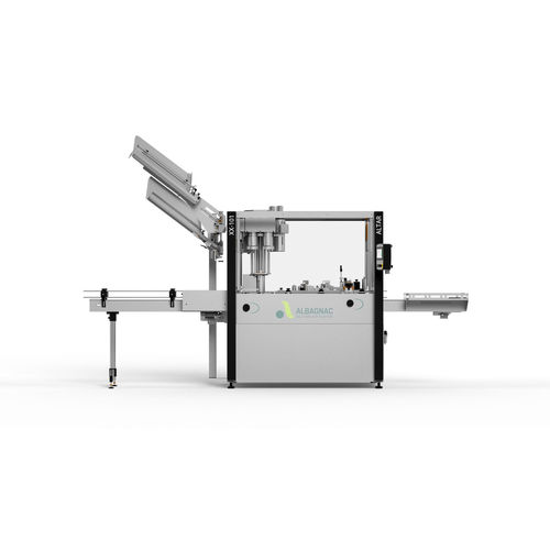 Máquina de etiquetado para botellas - ALTAR - Albagnac - para la industria del vino / en línea / compacta
