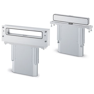 Válvula de guillotina - XGTP series - SMC  - con control neumático / para aire / para alto vacío