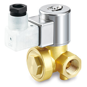 Electroválvula de control directo - JSXH-X2 - SMC  - de 2 vías / agua / de acero inoxidable