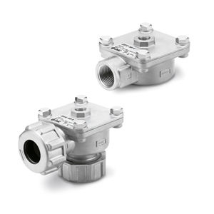Válvula de membrana - JSX series - SMC  - manual / ATEX / IP65