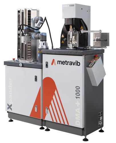 Sistema de manipulación robotizado - Metravib Xpander - ACOEM - para máquina de ensayo de materiales / de laboratorio