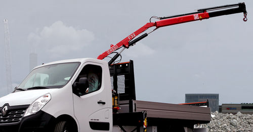 Grúa montada sobre camión - F32A.0 series - Fassi gru S.p.A - de mástil / de elevación / de carga