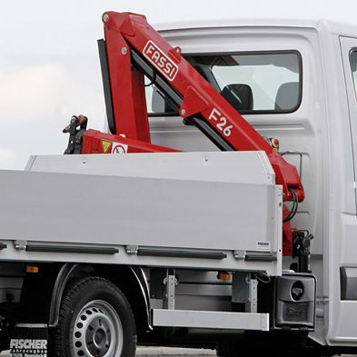 Grúa montada sobre camión - F26A active series - Fassi gru S.p.A - de mástil / de elevación / con motor térmico