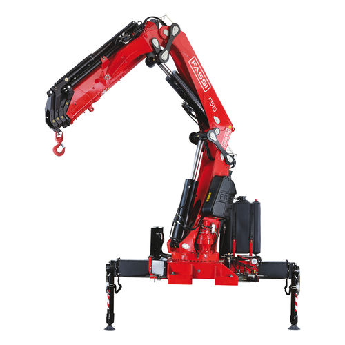 Grúa montada sobre camión - F515RA e-dynamic - Fassi gru S.p.A - de mástil / todoterreno / de mantenimiento