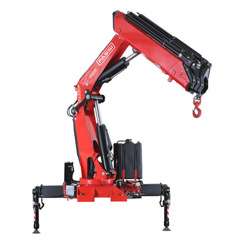 Grúa montada sobre camión - F545RA xe-dynamic - Fassi gru S.p.A - de mástil / todoterreno / para obra
