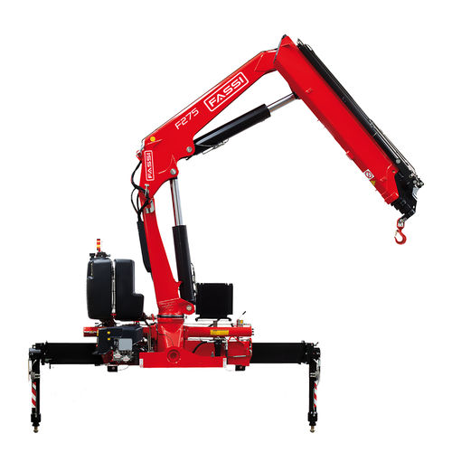 Grúa montada sobre camión - F275A e-active - Fassi gru S.p.A - telescópica / para obra / de elevación