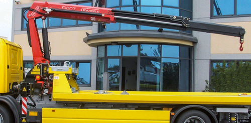 Grúa montada sobre camión - F100AT series - Fassi gru S.p.A - articulada / de elevación / de carga