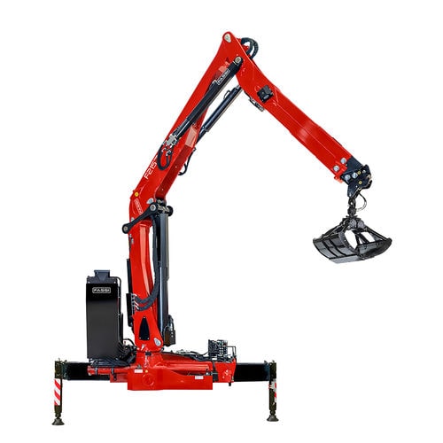 Grúa montada sobre camión - F215AZ e-dynamic - Fassi gru S.p.A - de mástil / forestal / para obra