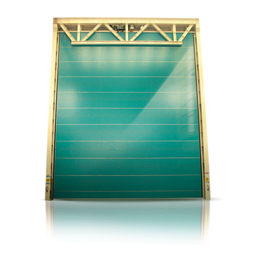 Puerta para astillero naval - SHIPYARDDOOR (Hangar Door | High Speed Door) - apilable / de acero / de tejido