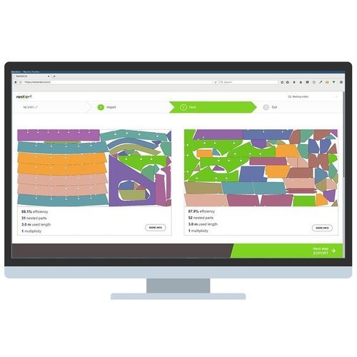 Software de nesting - Nest&Cut - ALMA - nube / procesos basados en la web