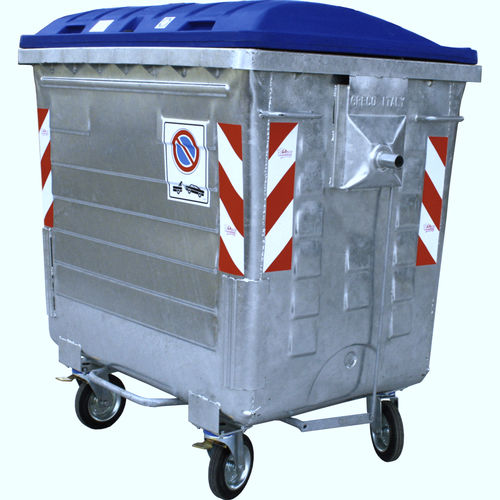 Contenedor de residuos de metal - GRA-200 - GRECO-ECOLOGY - para residuos urbanos / para papel / para material plástico