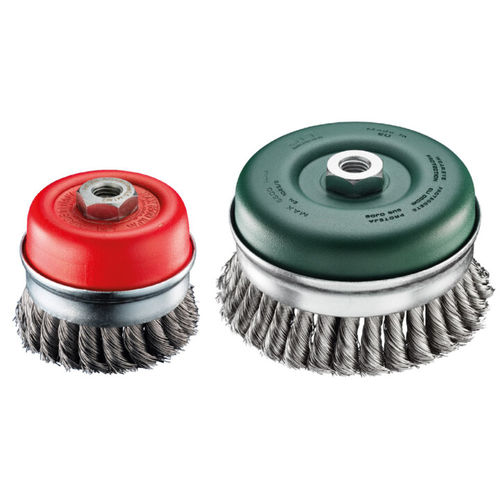 Cepillo circular trenzado - TU series - SIT Società Italiana Tecnospazzole - de limpieza / apriete para el proceso de amolado / de acero inoxidable