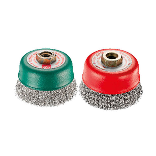 Cepillo circular de alambre ondulado - T90 - SIT Società Italiana Tecnospazzole - de limpieza / apriete para el proceso de amolado / de acabado