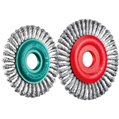 Cepillo circular trenzado - UZ series - SIT Società Italiana Tecnospazzole - de limpieza / apriete para el proceso de amolado / de acero inoxidable