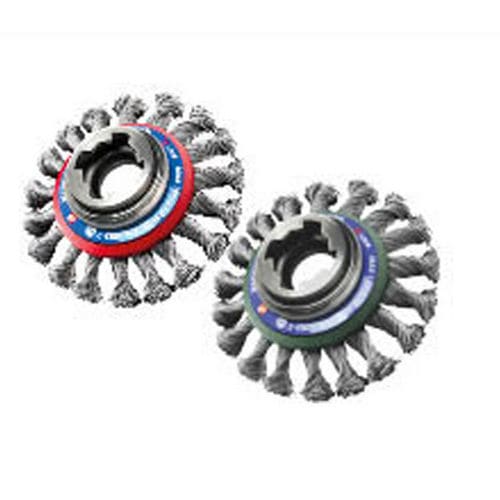 Cepillo tipo saucer cup - CZ95 XLK - SIT Società Italiana Tecnospazzole - de limpieza / apriete para el proceso de amolado / de acero inoxidable