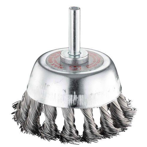 Cepillo circular trenzado - TGZ70 - SIT Società Italiana Tecnospazzole - de limpieza / de acero / para broca