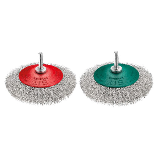 Cepillo tipo saucer cup - CO90 G - SIT Società Italiana Tecnospazzole - de limpieza / de acero inoxidable / de acero