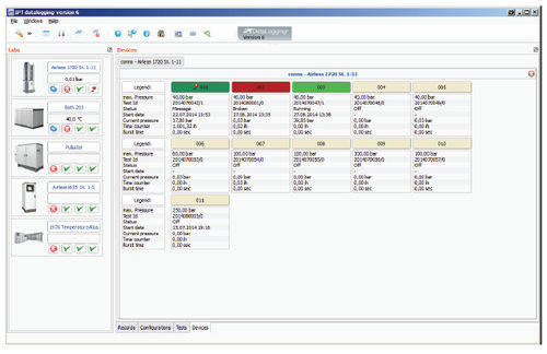 Software de medición - IptData­Logging® - IPT Institut für Prüftechnik Gerätebau GmbH & Co. KG - para informes / para prueba / de control de calidad