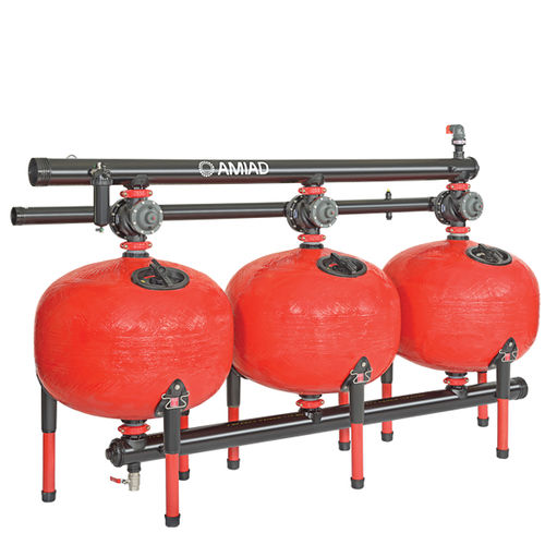 Sistema de filtración montacamas - AGF PRO - Amiad Water Systems - para agua / para el riego / automático