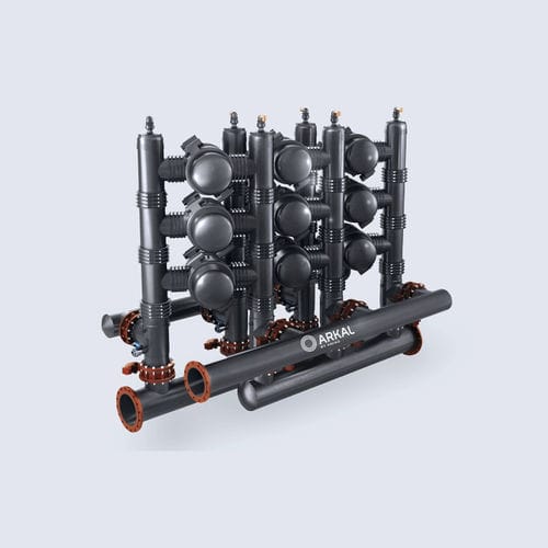 Sistema de filtración de disco - 10″ Spin Klin™ Super Galaxy - Amiad Water Systems - para agua / compacto / automático