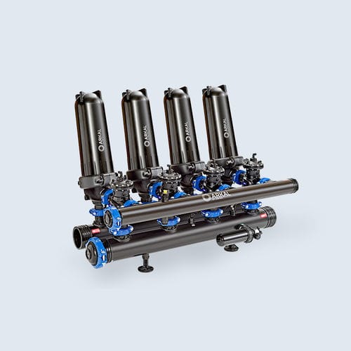 Sistema de filtración de disco - 3″ Spin Klin™ Apollo® Angle - Amiad Water Systems - para agua / automático / autolimpiante
