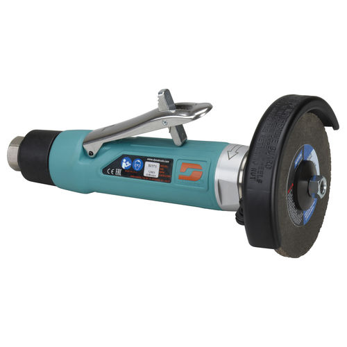 Amoladora motosierra de mano - 52373 - DYNABRADE Europe - neumática / recta / escape trasero