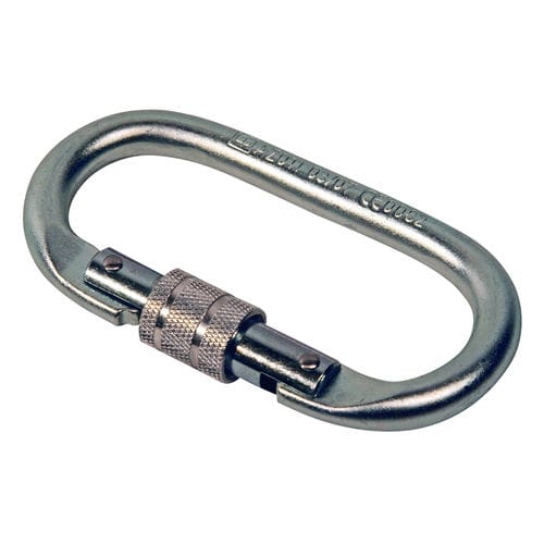 Mosquetón de bloqueo - C1 - PENTA ESP - de acero galvanizado / oval