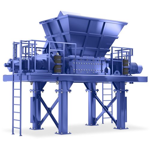 Destrozador primario - VSR series - BHS-Sonthofen : Building Materials Machinery / Rec - de 2 ejes / residuos sólidos a granel / de alto par