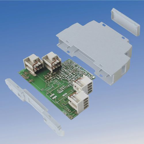Caja para riel DIN - CEM17 series - Euroclamp - modular / para equipamiento electrónico / de protección