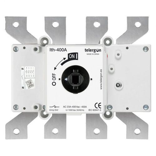Interruptor seccionador 4 polos - S6-0400D0 series - Telergon - 3 polos / 2 polos / industrial