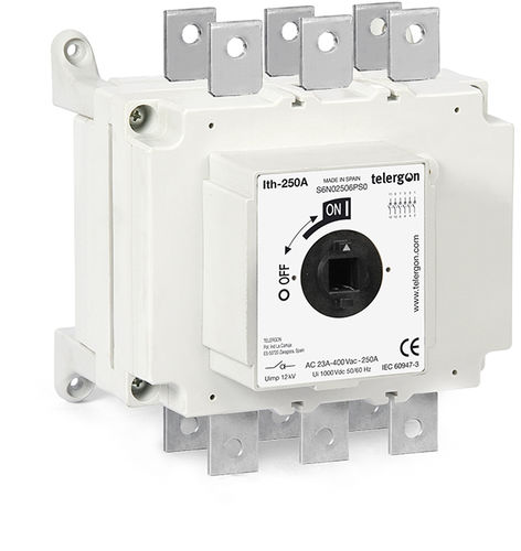 Interruptor seccionador multipolar - S6N0125PS0 - Telergon - montado en electroducto / industrial