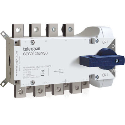 Conmutador inversor manual - CEC00633PS0 series - Telergon - cerrado / para barra colectora / 4 polos