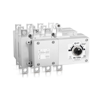 Conmutador inversor manual - S5F01253PS0 series - Telergon - motorizado / para barra colectora / 3 polos