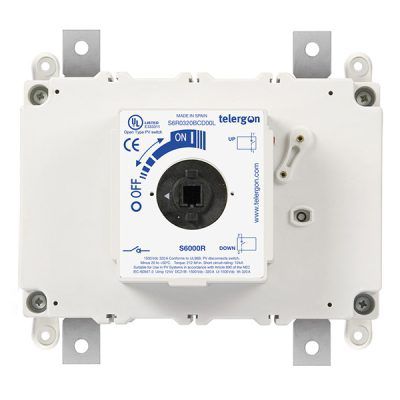 Interruptor seccionador unipolar - S6R0320 series - Telergon - 2 polos / DC / industrial