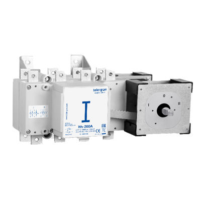 Conmutador inversor manual - S5F04004PC0PA4 - Telergon - motorizado / 4 polos