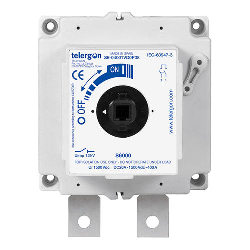 Interruptor seccionador motorizado - S6-0200S0P38 series - Telergon - unipolar / 2 polos / DC